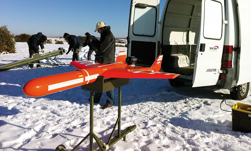 SCRAB I - Blanco aéreo turbopropulsado