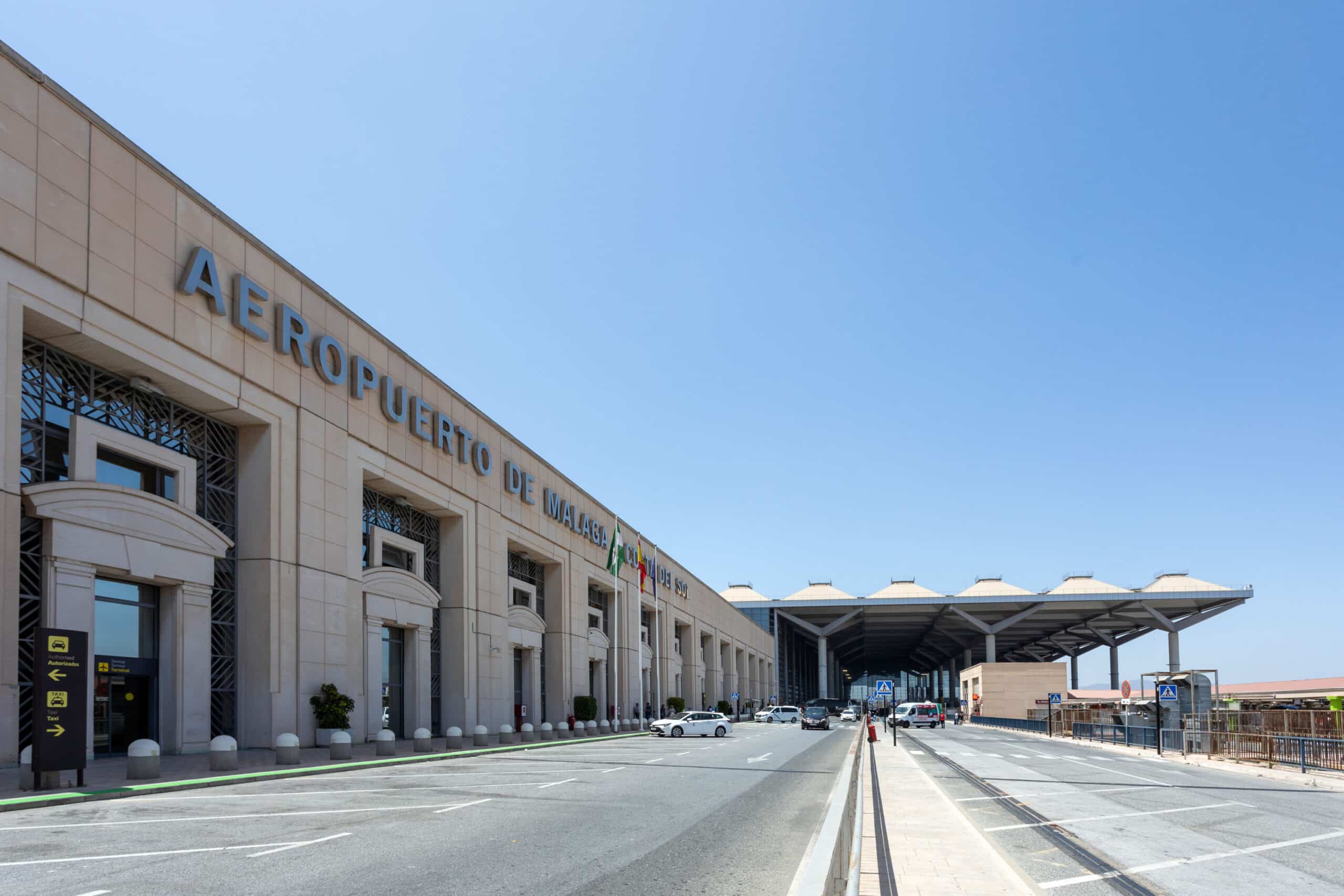 Exterior del Aeropuerto de Málaga-Costa del Sol